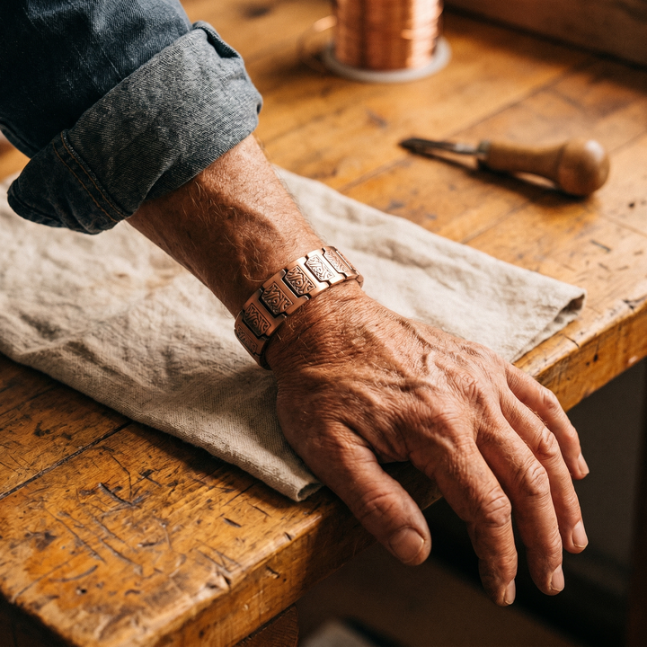 Amelia's Glen Men's Copper Bracelet