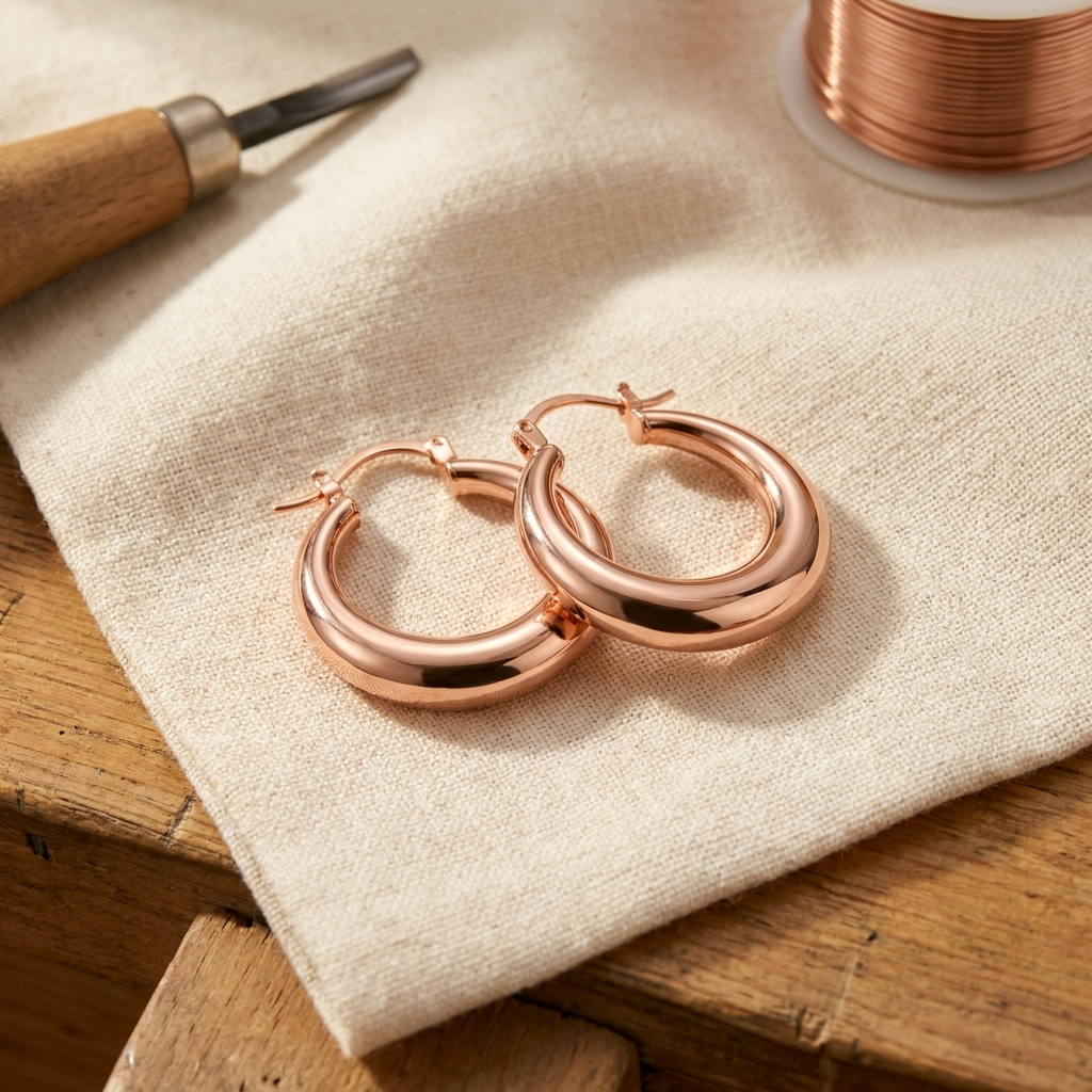 Amelia's Marl Copper Earrings