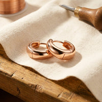 Amelia's Linnet Copper Hoop Earrings