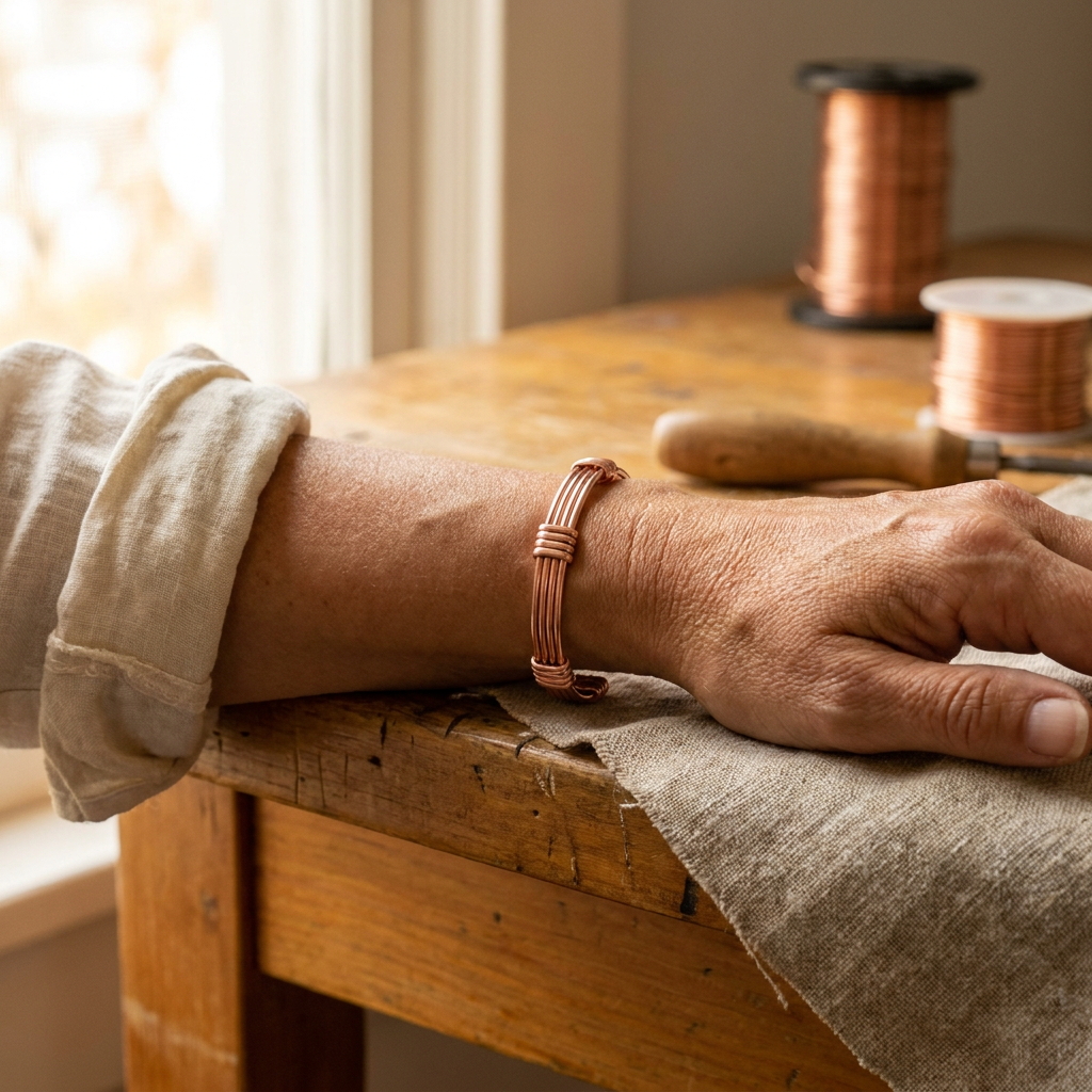 Amelia's Sere Copper Bracelet