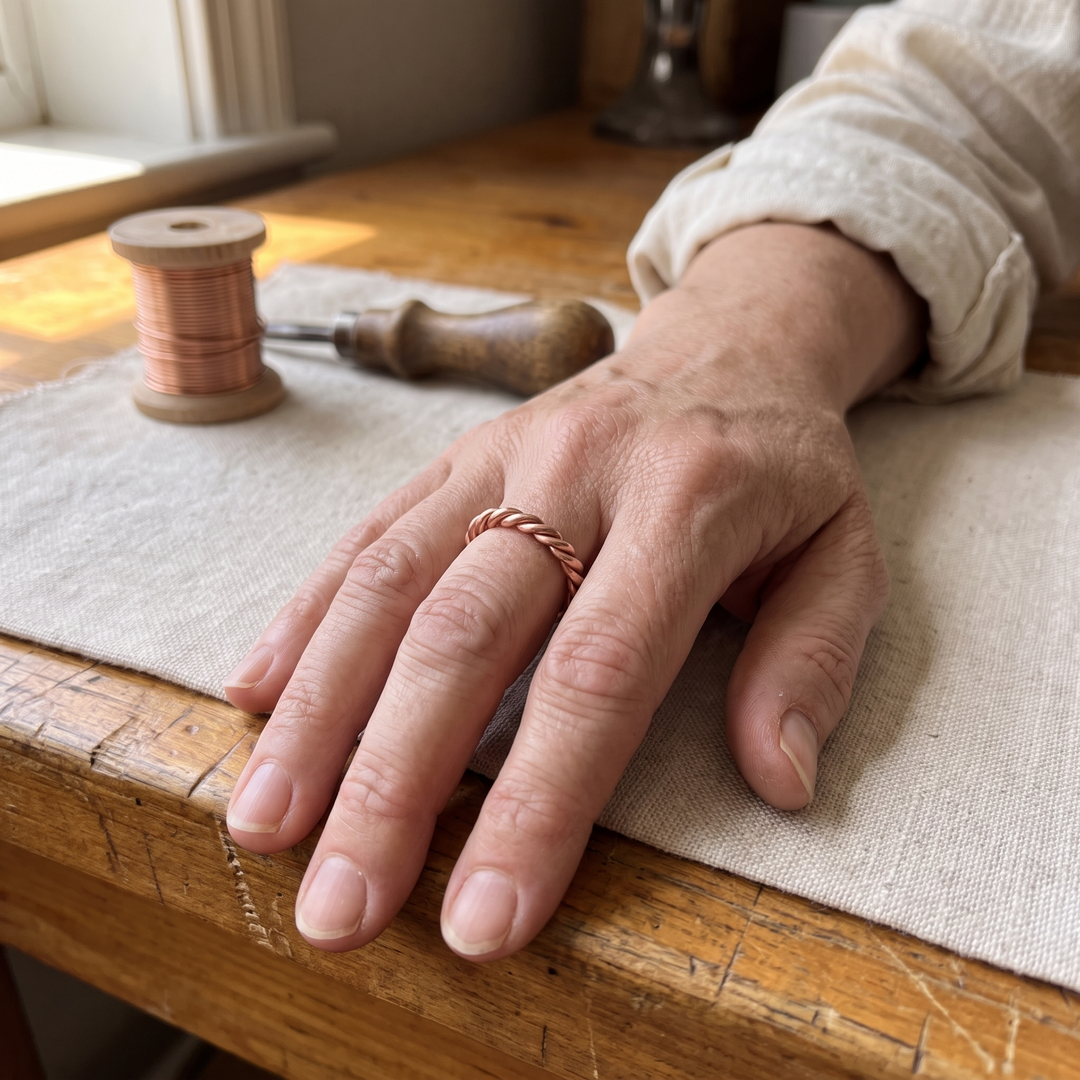 Amelia's Copper Tensor Ring