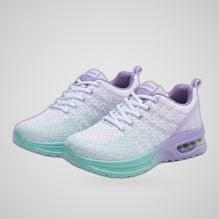 Chloe – Orthopedic Shoes in Violet & Turquoise