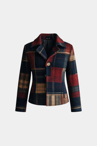 Emma | Timeless Checked Cropped Jacket