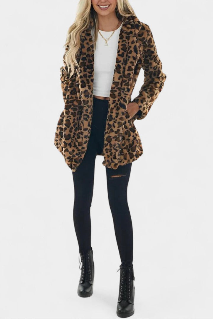 Nadine | Plush Longline Hooded Coat