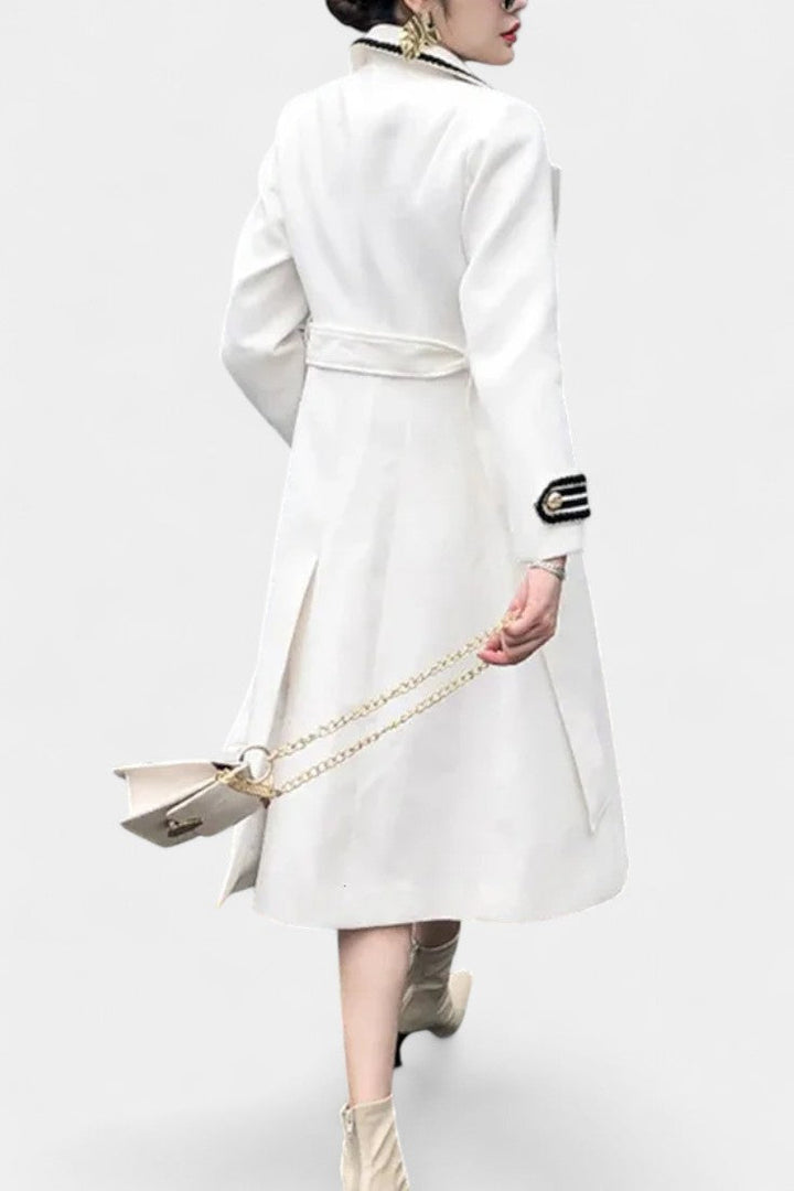 Rosaline | Tailored Double-Breasted Long Coat