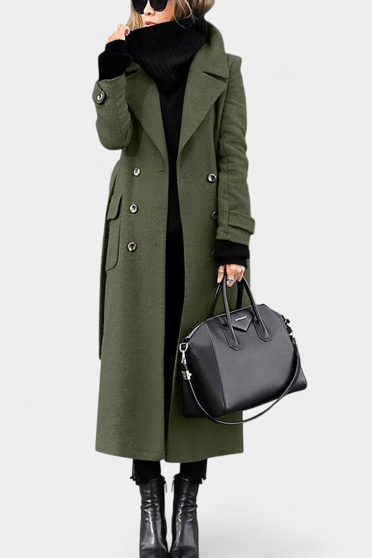 Rosabel | Tailored Double-Breasted Long Coat