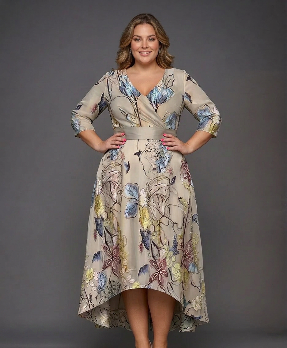 Ysa | Chic Dress with Floral Print