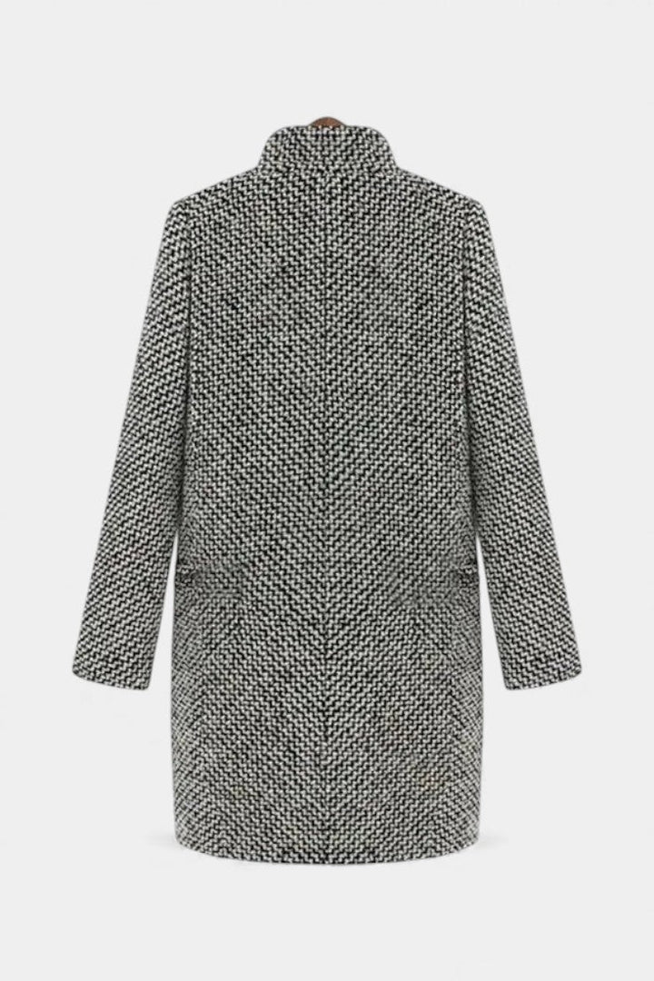 Yasmin | Textured Tailored Long Coat