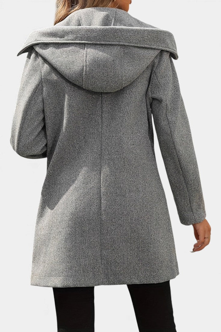 Ophelia | Double-Breasted Hooded Coat