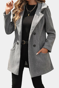 Ophelia | Double-Breasted Hooded Coat
