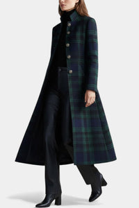Valentina | Tailored Check Midi Coat