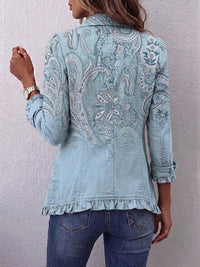 Remedios | Classic Ruffled Cashmere Jacket