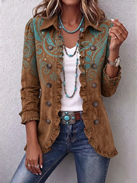 Macarena | Ruffled Cashmere Jacket