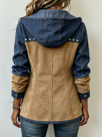 DELACROIX | Véronique Two-Material Hooded Jacket