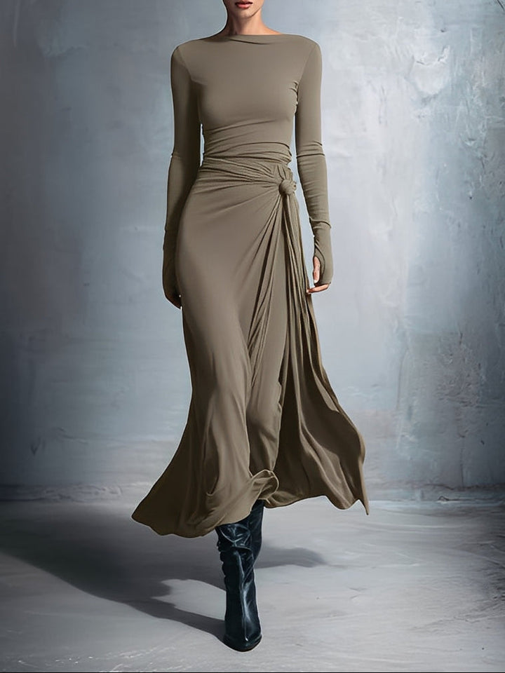 Naomie | Maxi Dress with Side Bow
